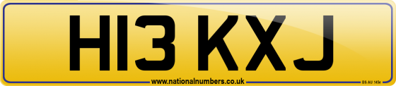 H13 KXJ
