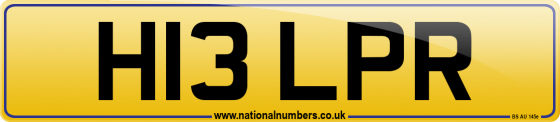 H13 LPR