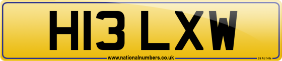 H13 LXW