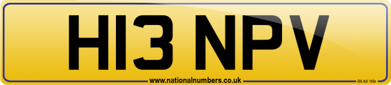 H13 NPV