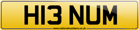 H13 NUM
