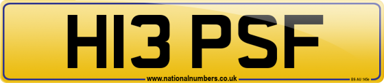 H13 PSF