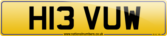 H13 VUW
