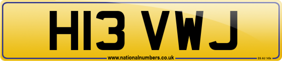 H13 VWJ