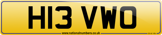 H13 VWO