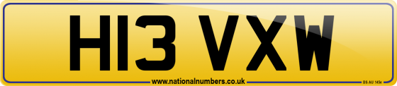 H13 VXW