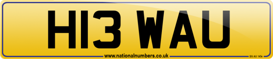 H13 WAU