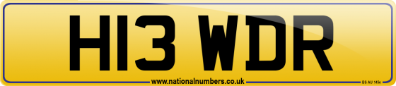 H13 WDR