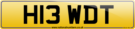 H13 WDT