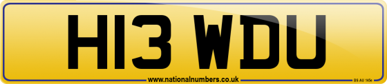 H13 WDU