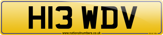 H13 WDV