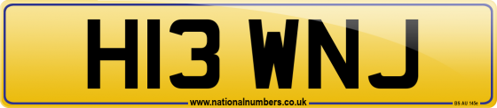 H13 WNJ