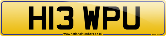 H13 WPU