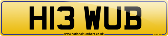 H13 WUB