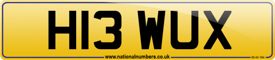 H13 WUX