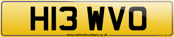 H13 WVO