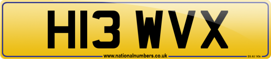 H13 WVX