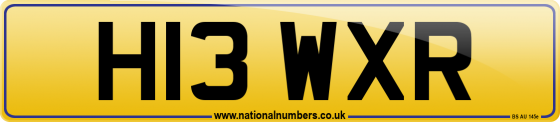 H13 WXR