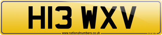 H13 WXV
