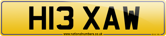 H13 XAW