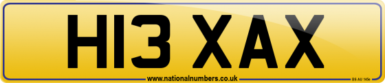 H13 XAX