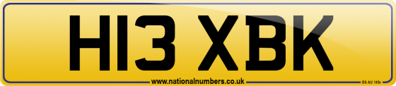 H13 XBK