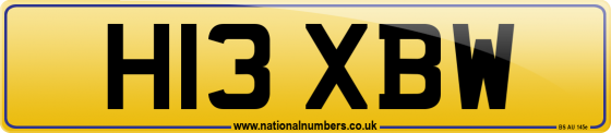 H13 XBW