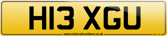 H13 XGU