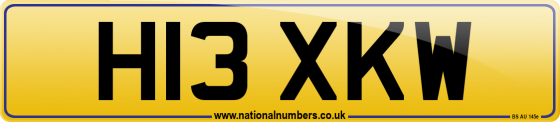 H13 XKW