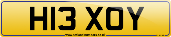 H13 XOY