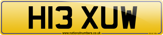 H13 XUW