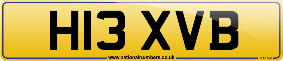 H13 XVB