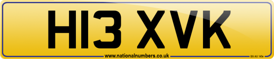 H13 XVK