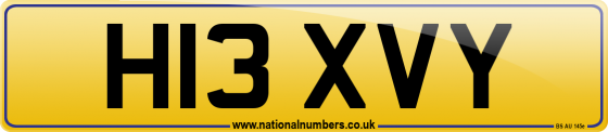 H13 XVY