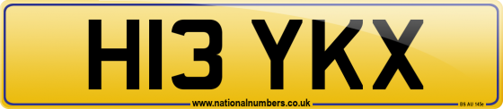 H13 YKX