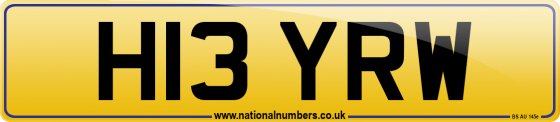 H13 YRW