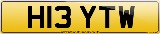 H13 YTW
