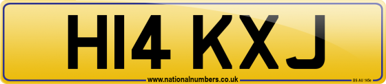 H14 KXJ