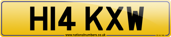 H14 KXW
