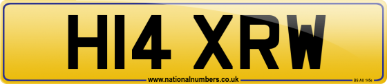 H14 XRW