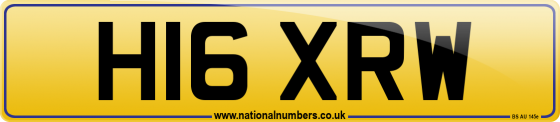 H16 XRW