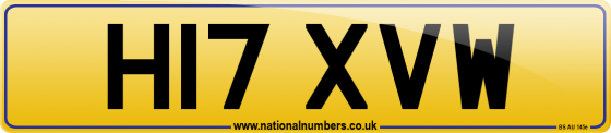 H17 XVW