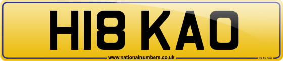 H18 KAO