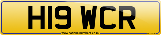 H19 WCR