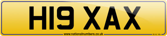 H19 XAX
