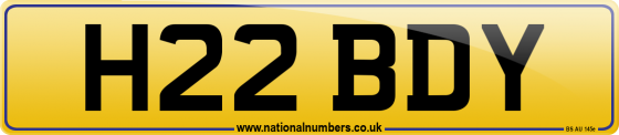 H22 BDY