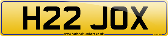 H22 JOX