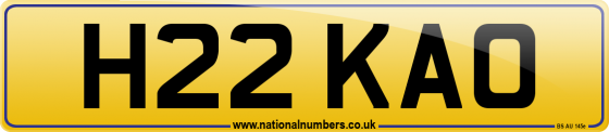 H22 KAO
