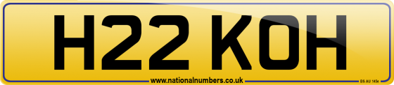 H22 KOH