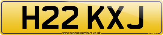 H22 KXJ
